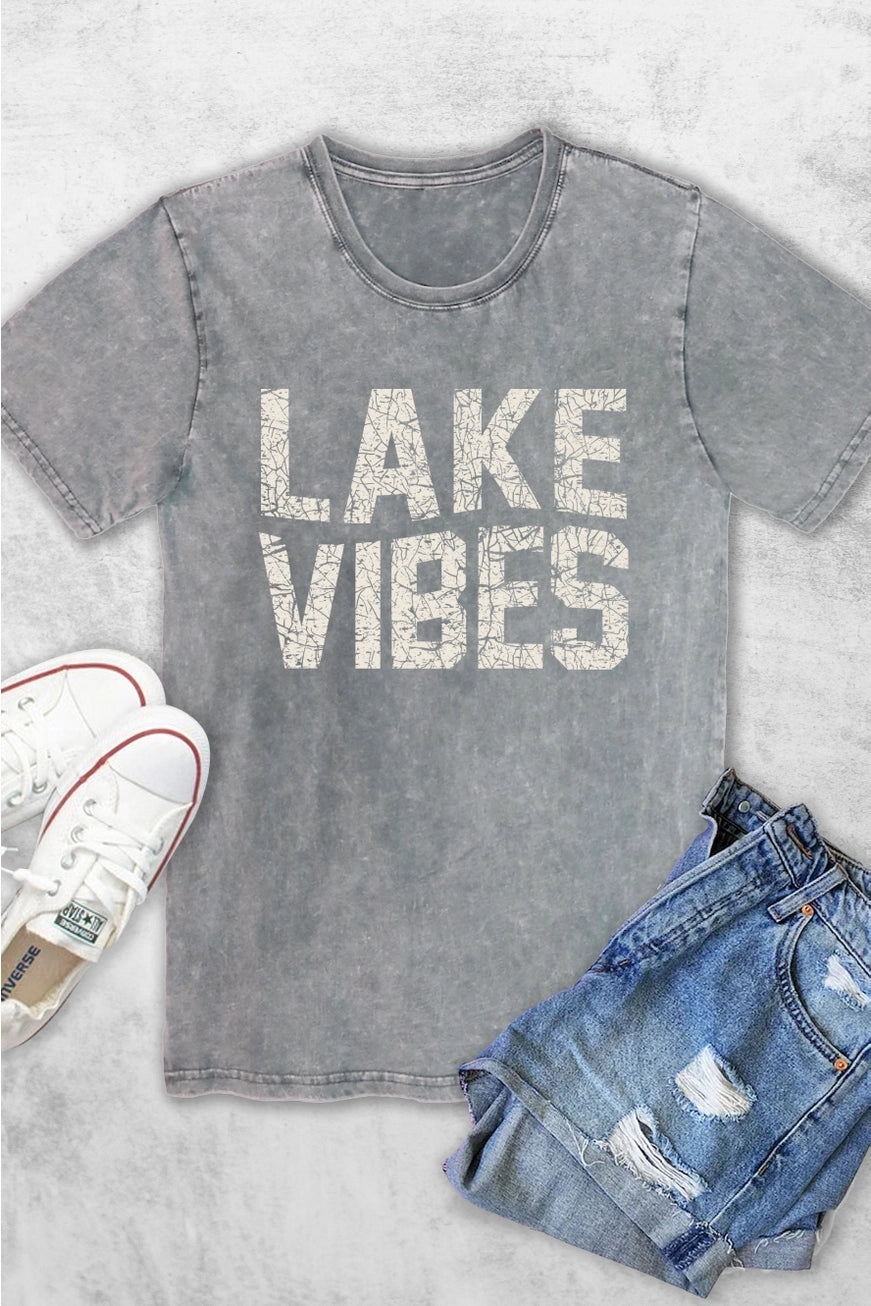 Lake Vibes Women's Vintage Graphic Tshirts {IN STOCK}