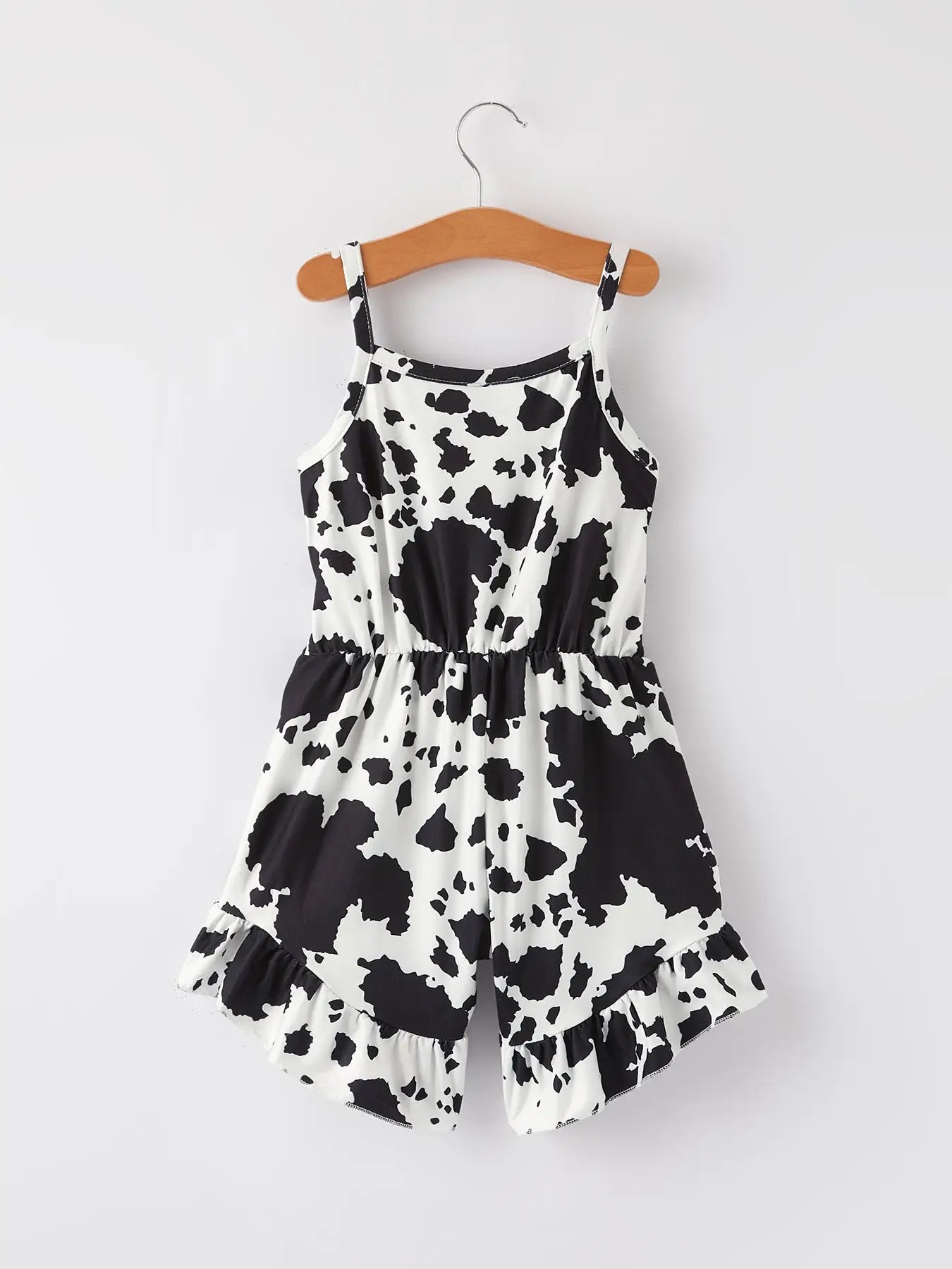 Girls' Cow Pattern Jumpsuit-{ IN STOCK}