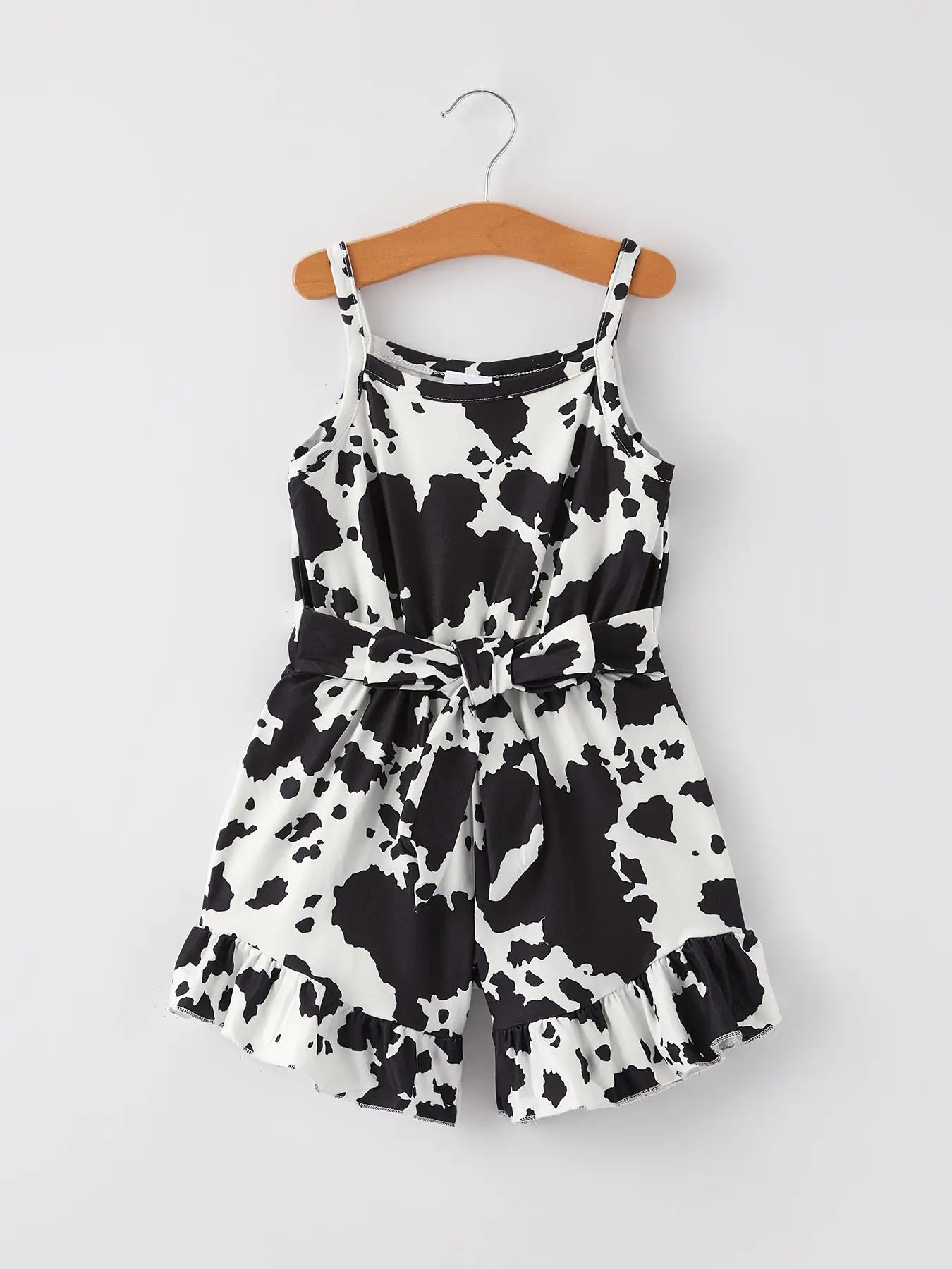Girls' Cow Pattern Jumpsuit-{ IN STOCK}
